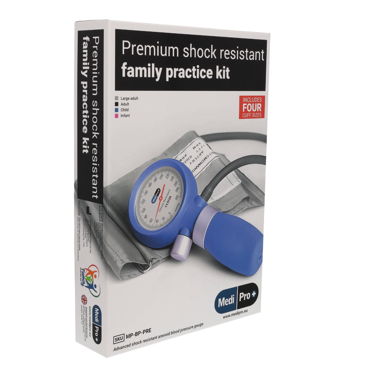 Aneroid Sphygmomanometer With Adult & Child Cuffs