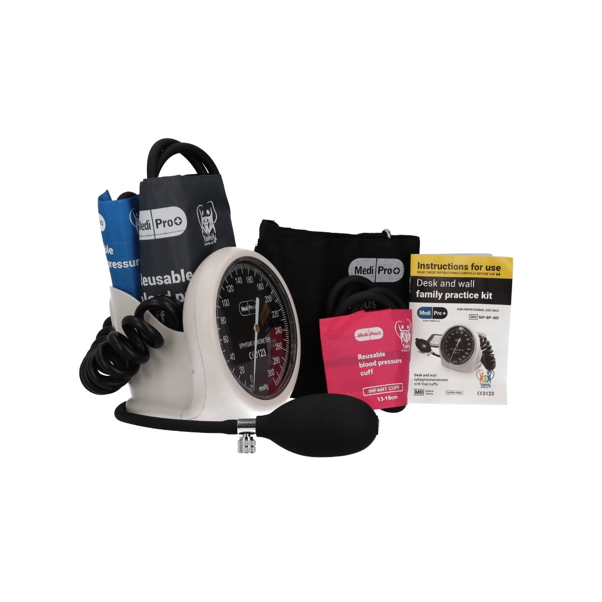 Sphygmomanometer With Adult & Child Cuffs - Desk And Wall
