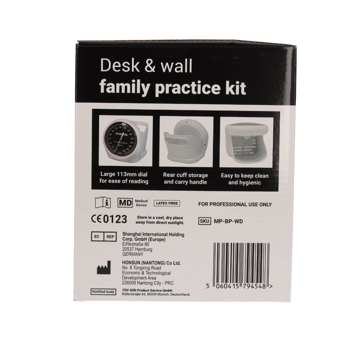 Sphygmomanometer With Adult & Child Cuffs - Desk And Wall