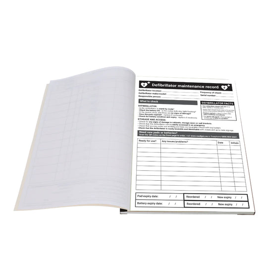Defibrillator Maintenance Booklet