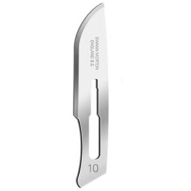 Sterile Disposable Scalpel No.10 Blade with Polystyrene Handle x 10