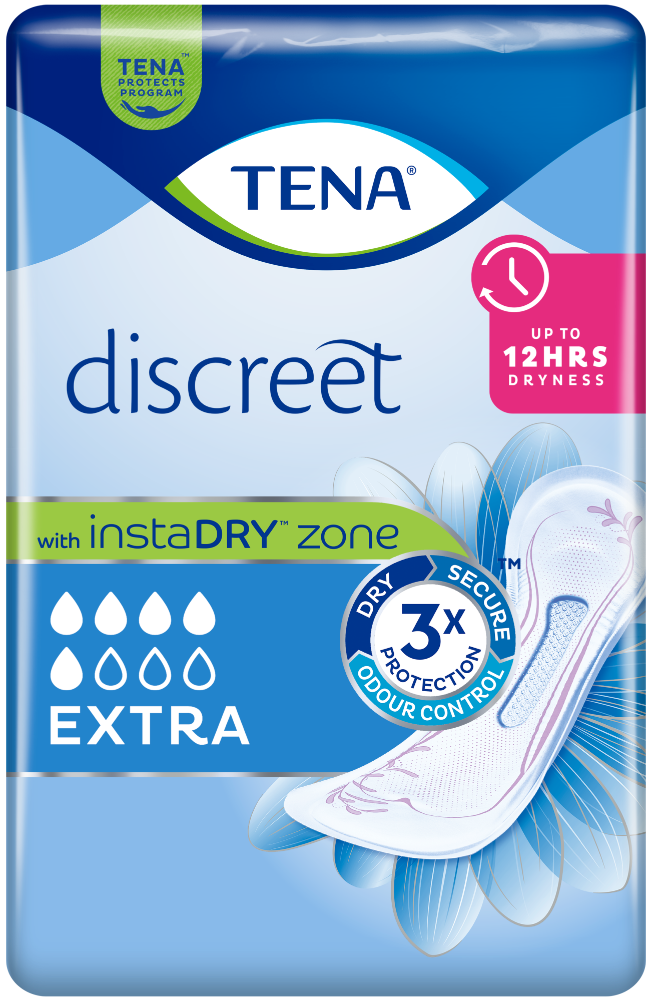 TENA Discreet Extra - Pack of 10