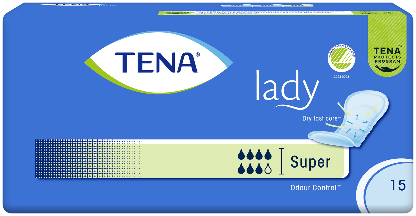 TENA Lady Super - Pack of 15