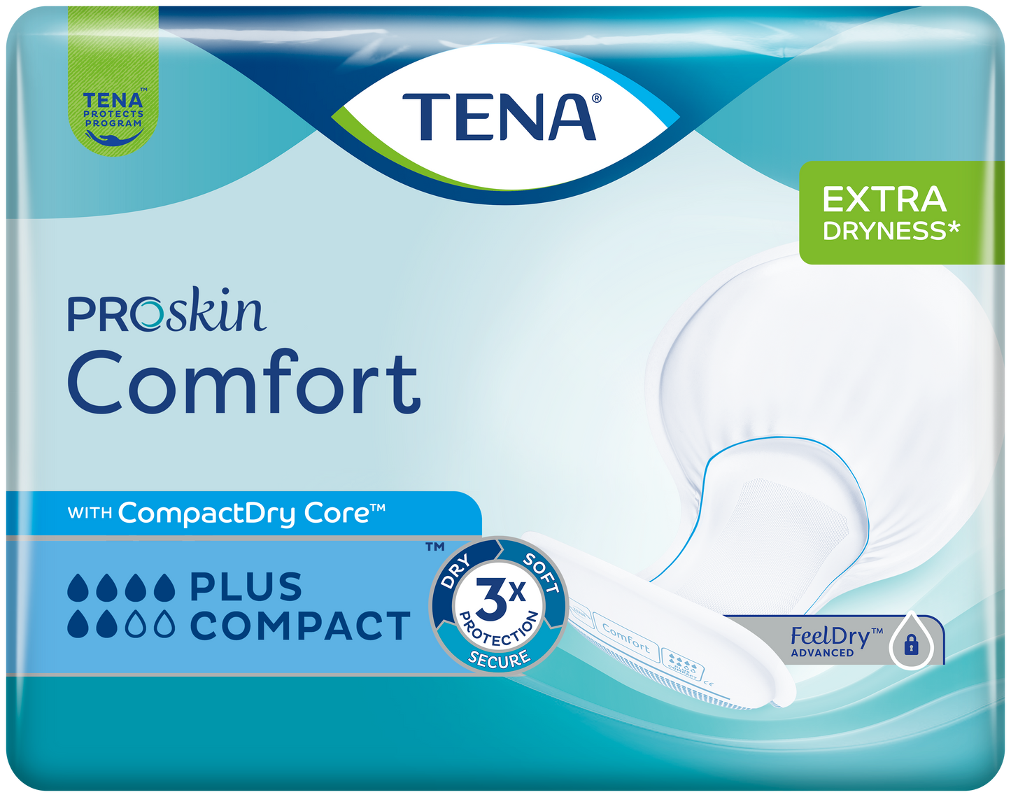 TENA ProSkin Comfort Plus Compact - Pack of 42