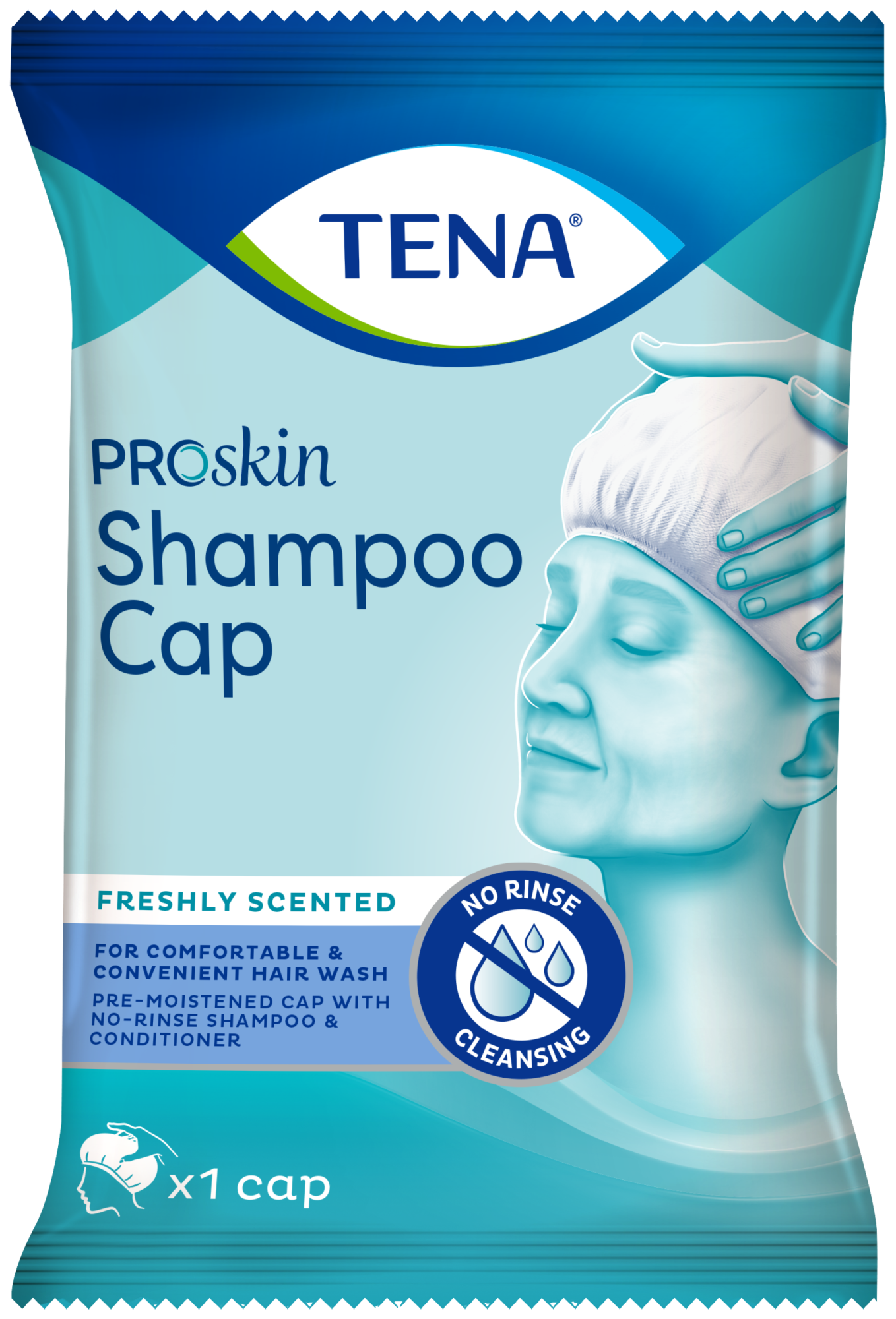 TENA ProSkin Shampoo Cap