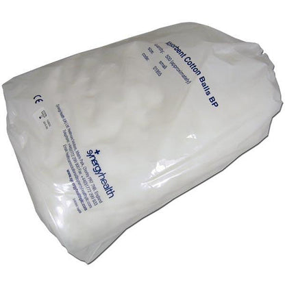 Reliance Cotton Wool Balls BP Sterile Pack of 5