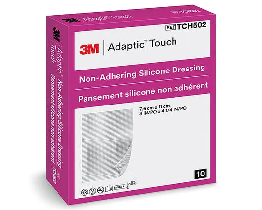 Adaptic Touch Dressing - 7.6cm x 11cm - Pack of 10