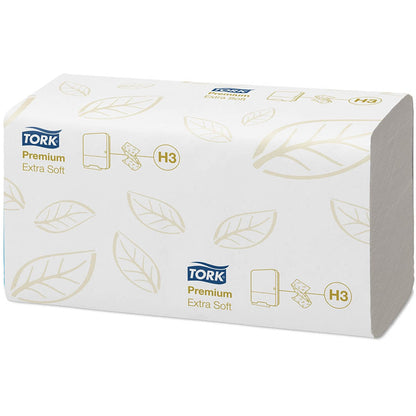Tork Extra Soft Singlefold Hand Towel Premium 2Ply - 100278 - 3000 Towels