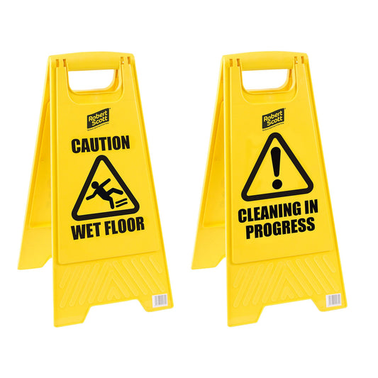 Caution Wet Floor/Cleaning in Progress Sign
