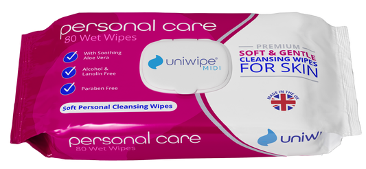 Uniwipe - Personal Care Premium Wet Wipes (Pack of 80)