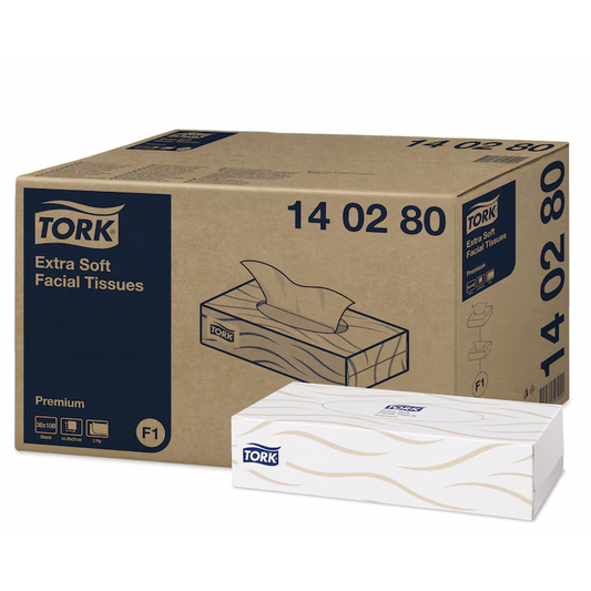 Tork Extra Soft Facial Tissues Premium - 30 Boxes