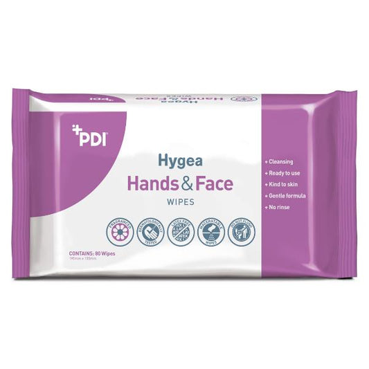 PDI Hygea Hands & Face Washcloth - Fragranced x 80