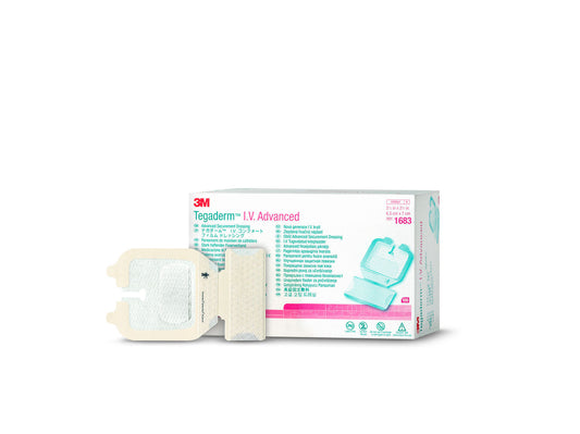 3M Tegaderm Peripheral IV Dressing – 8.5cm x 7cm (Pack of 100)