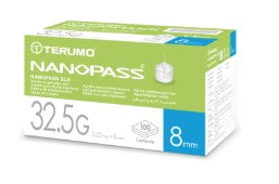 Nanopass® 32.5G Needle for Pen Injectors - 8mm - Pack of 100
