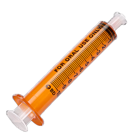 BD™ 10ml Oral Syringe, Amber, Non Sterile - Box Of 100