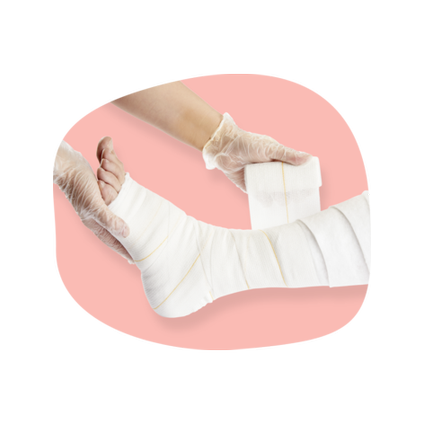 Profore Compression Latex Free Bandage 10m x 2.5cm - Single