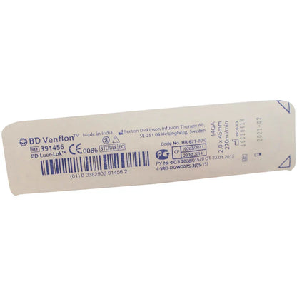BD Venflon Peripheral IV Catheter Ported 14g, 45mm - Winged x 50