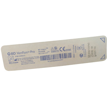 BD Venflon IV Cannula - 20g 32mm Ported & Winged x 50