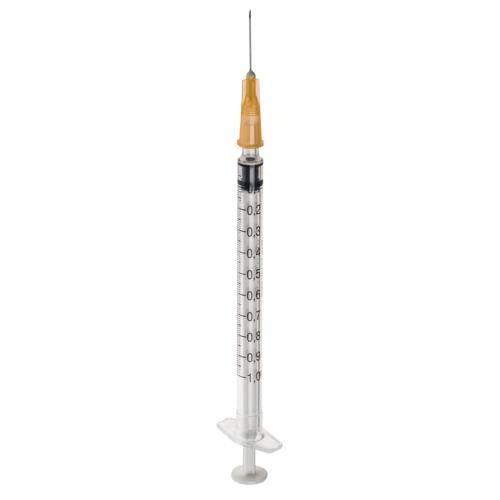 BD 1ml Syringe Complete with 25g x 16mm Needle - Case of 960