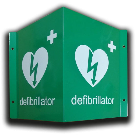 3D AED Metal Wall Sign