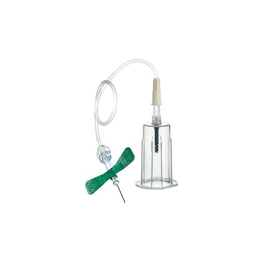 Safety Blood Collection Set, 21Gx19cm - With Holder - Sterile - Box of 35
