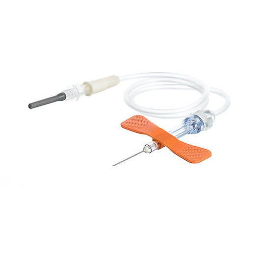 SAFETY Blood Collection Set + Luer Adapter 25G X 3/4" Tubing Length 12" (30 Cm) x 90