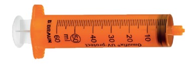 Omnifix 50ml Luer Lock UV-Protect Syringe - Box of 100