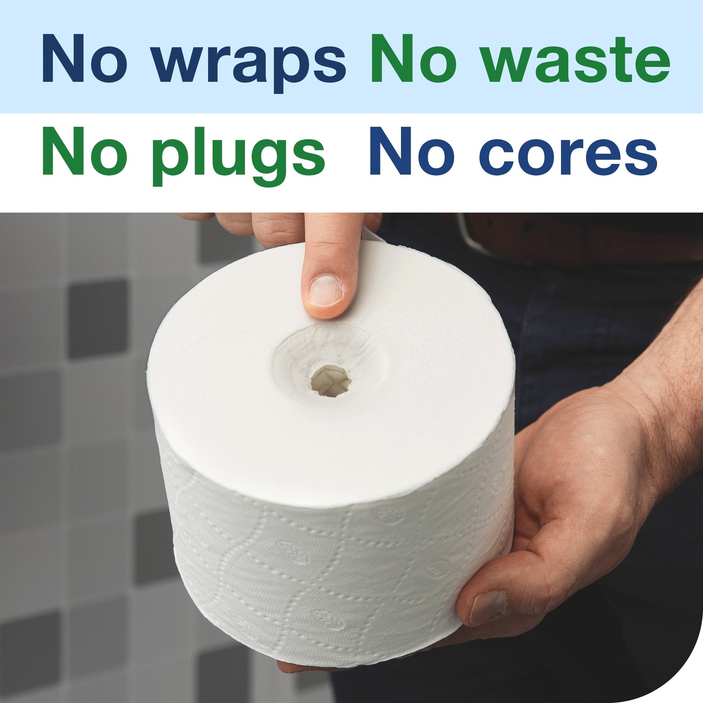 Tork OptiServe Premium Coreless Toilet Paper - 3 Ply - Pack of 18