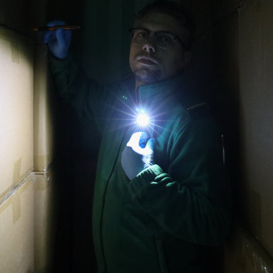 Clip-on Torch With Dual LED - Dark Green