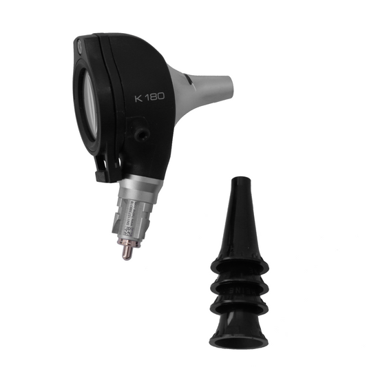 HEINE K180 LED Otoscope 2.5V - Head with 4 tips