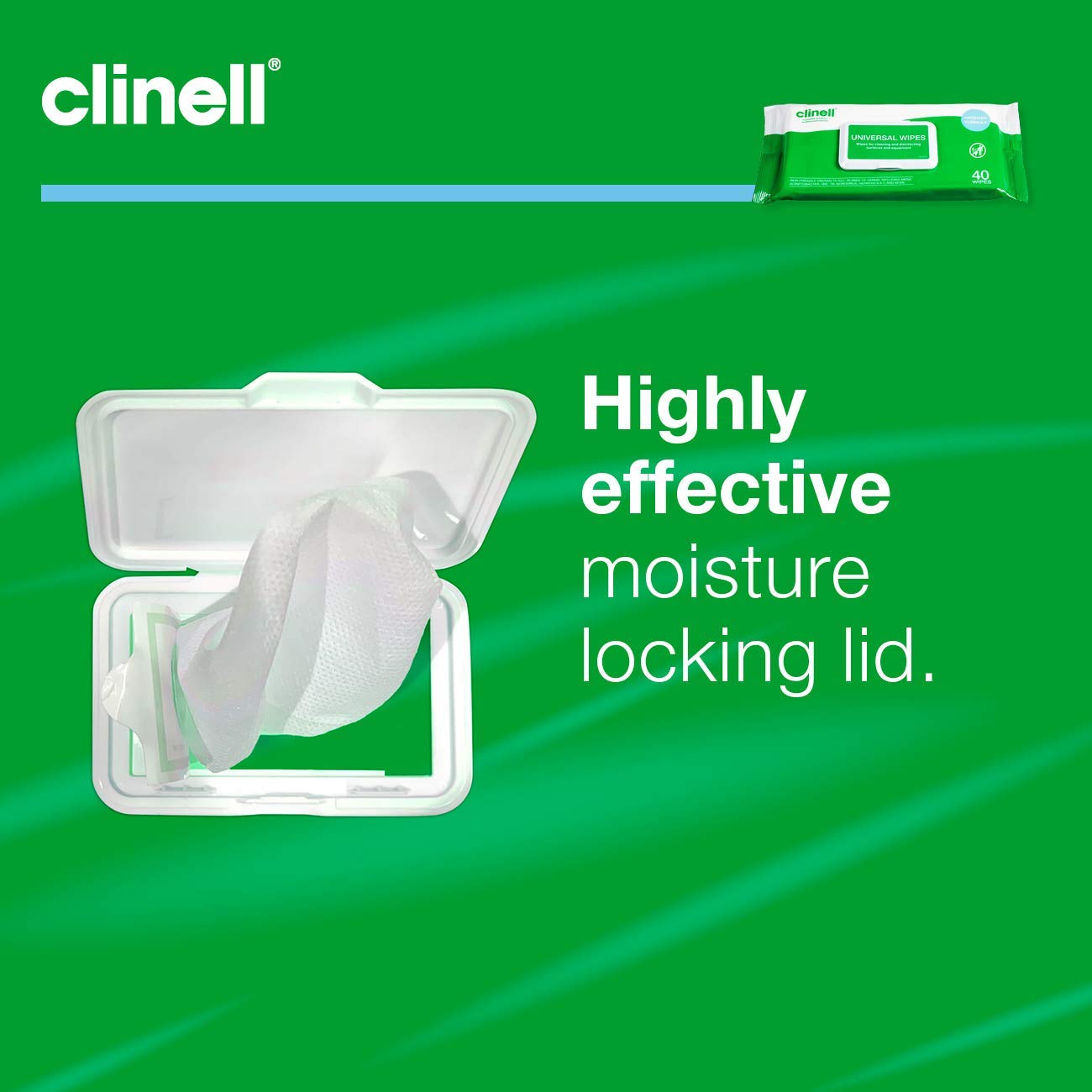 Clinell Universal Sanitising Wipes x 40