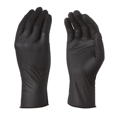 Touchguard Disposable Black Sensitive Gloves 10 x (Box of 100)