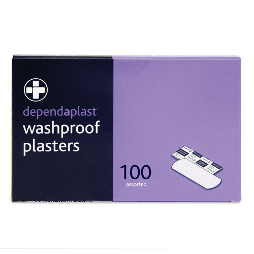 Dependaplast Washproof Plasters Perforated Dispenser - Box of 100