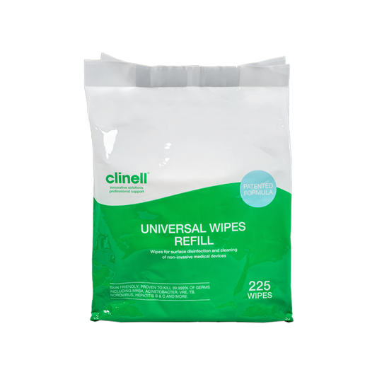 Clinell Universal Sanitising Wipes - Bucket 225 Wipe Refill