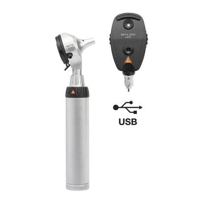 Heine BETA 200 LED Ophthalmoscope + BETA 400 LED F.O. Otoscope