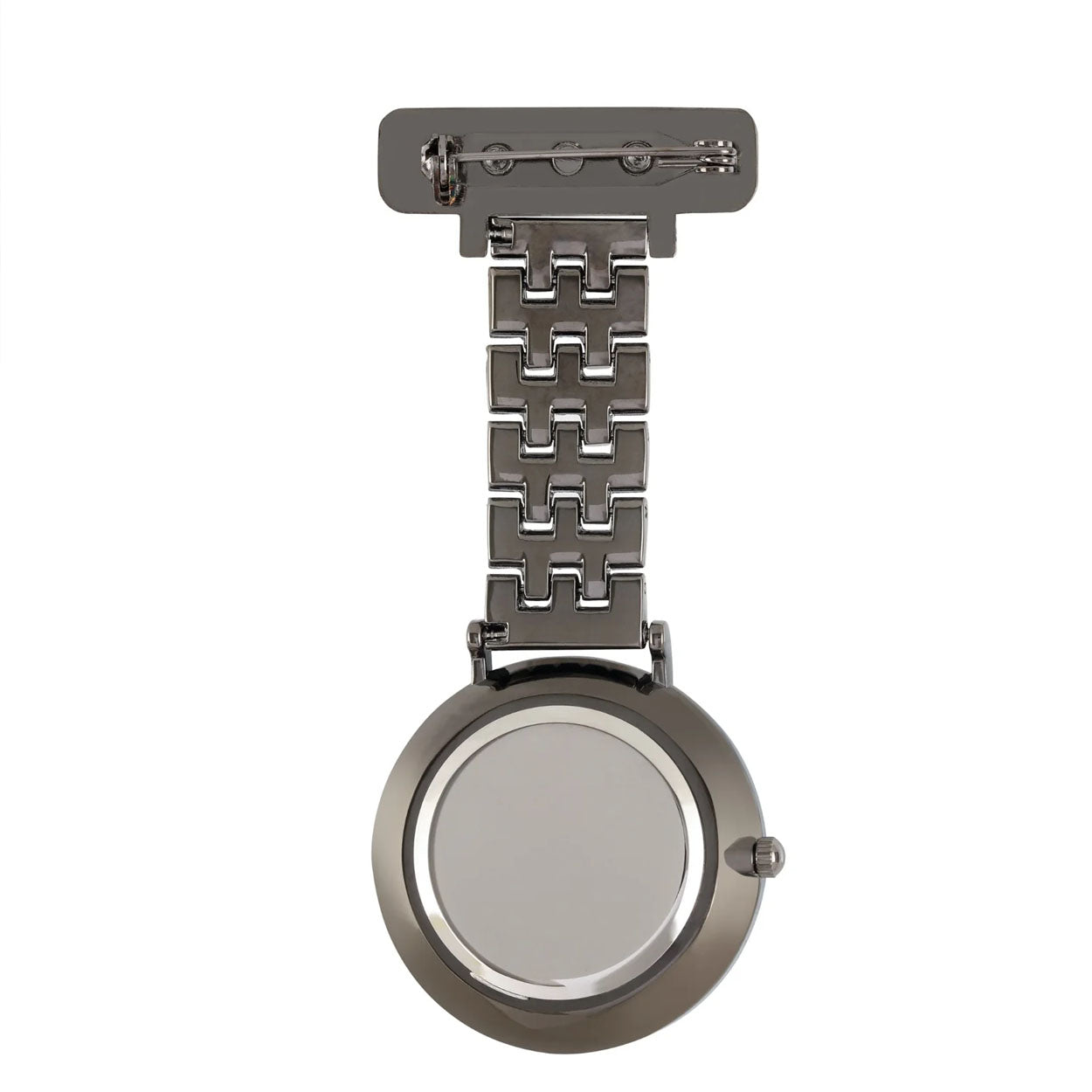 Annie Apple Nurses Fob Watch - Aurora - Gold/Gunmetal - Link - 35mm