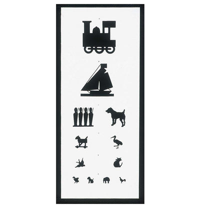 Test Chart, Double Sided 6M Viewing Distance