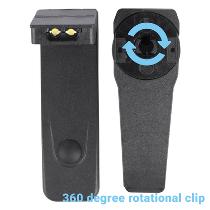 Clip-on Torch With Dual LED - Black