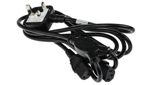 3M IEC Mains Cable with 13A UK Plug for use with ConMed Hyfrecator 2000