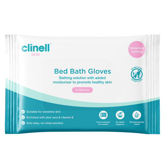 Carell Bed Bath Gloves - Pack of 8