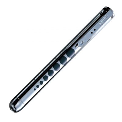 Spirit Chrome Plated Diagnostic Penlight - With Pupil Gauge