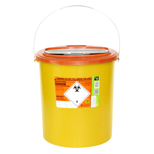 Sharpsguard Orange 22 Litre Restricted Access Sharps Bin