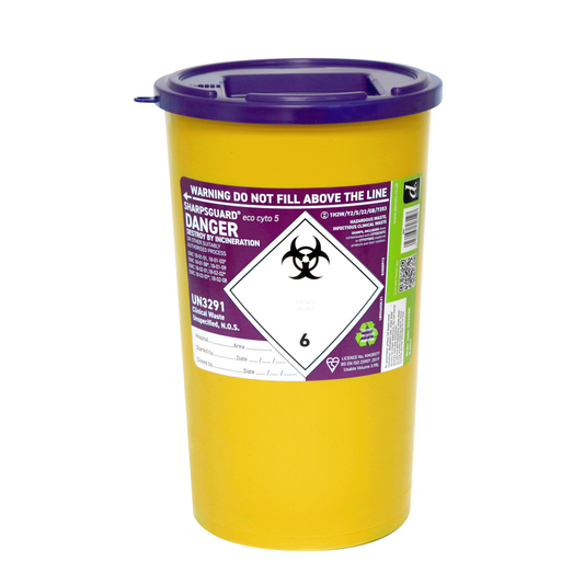 Sharpsguard Cyto 5 Litre Sharps Bin