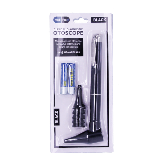 MediPro Clinical Diagnostic Mini Otoscope - Black