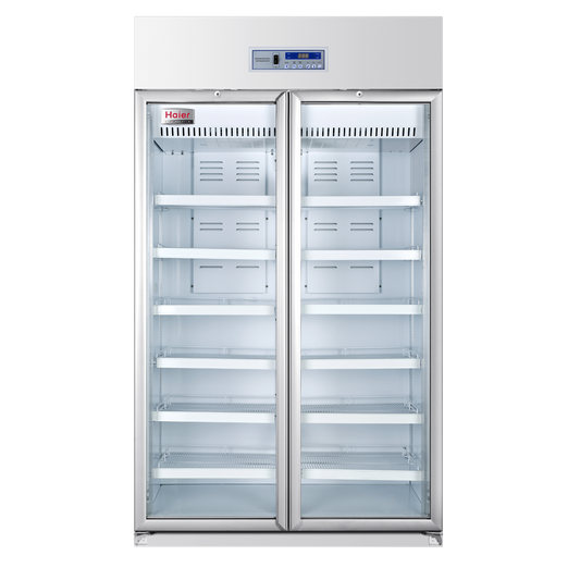 Pharmacy Refrigerator - 940 Litres - Double Glass Door
