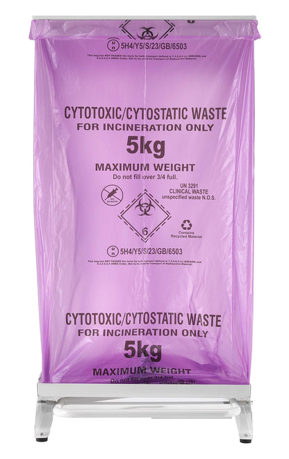 Purple - Cytotoxic Bag - Large 90L - Roll of 50