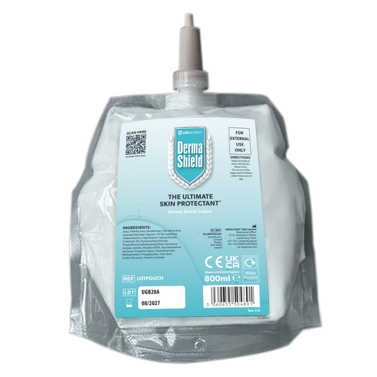Derma Shield Lotion Pouch 800ml x6