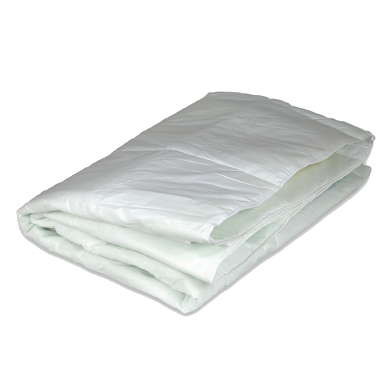 Wipe Clean Duvet, 10.5 tog - Green, Single