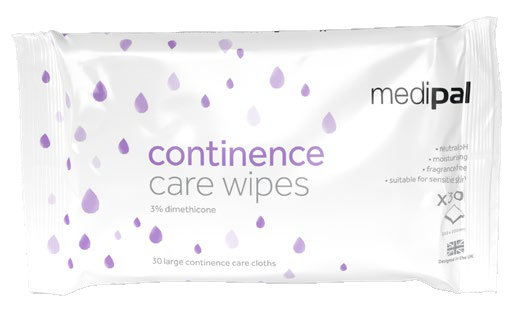 Medipal Continence Care Wipes - Pack of 30