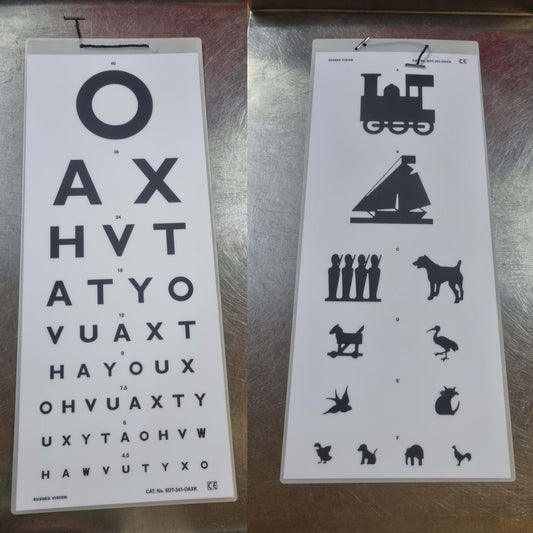 Eye Test Chart with 7.5 Line
